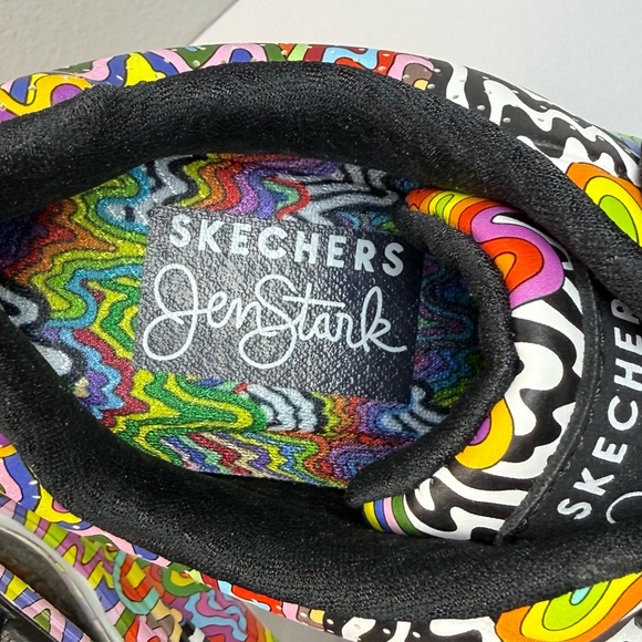 Skechers Jen Stark’s signature psychedelic rainbow “drip” design - Picture 9 of 10